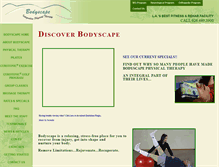 Tablet Screenshot of bodyscapept.com